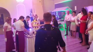 Krojenie tortu. Miami Vice. Ania i Paweł.