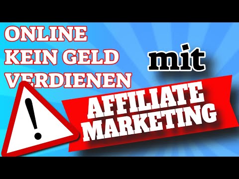 WARNUNG!!! Warum DU KEIN GELD MIT AFFILIATE MARKETING verdienen wirst | Werde endlich wach!!!