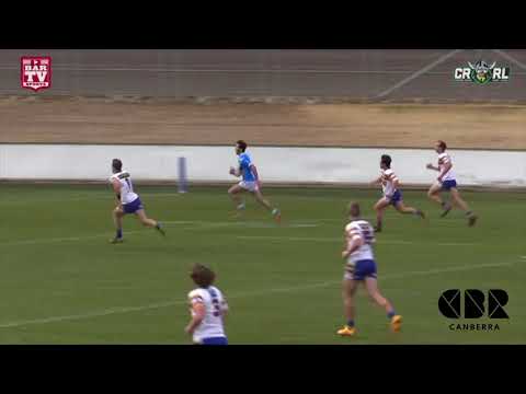 2018 R16 U18's: Queanbeyan Blues 2018 34 d Goulburn Workers Bulldogs RLFC 24