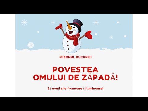 Povestea Omului de Zăpadă | Povești Pentru Copii