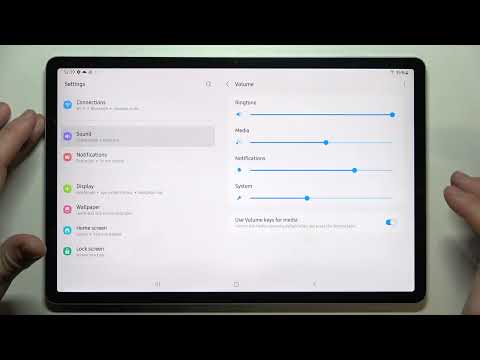 How to Change Volume Key Control on SAMSUNG Galaxy Tab S7 FE - Use Volume Key For Media