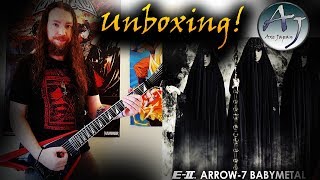 Video thumbnail for Unboxing!! - ESP EII Arrow-7 Babymetal Video Special! by Axe Japan
