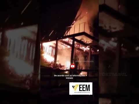 Incêndio atinge empreendimento turístico em Jacinto Machado