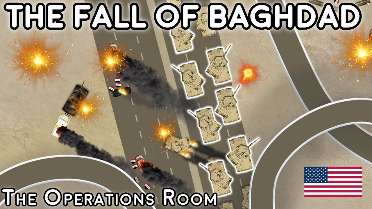 Iraq 2003 - The Fall of Baghdad & "Victory" - Animated