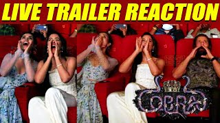 Cobra Trailer Reaction | Chiyaan Vikram | Dhruv Vikram | Srinidhi Shetty, AR Rahman, Ajay Gnanamuthu