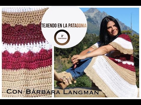 Abrigo con punto abanico