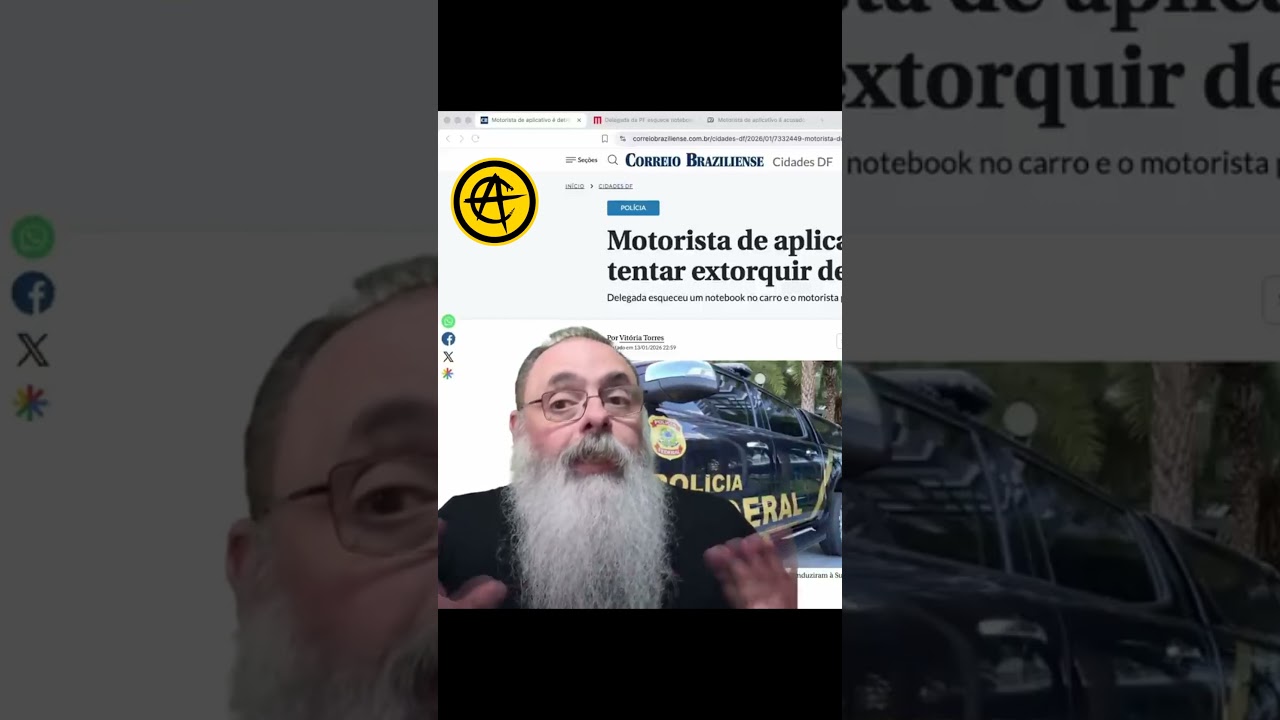 MOTORISTA de APLICATIVO devolve NOTEBOOK para DELEGADA mas LEVA CARTEIRADA e ACABA DETIDO e SUSPENSO