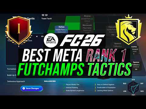 *POST PATCH* Best META 15-0 Rank 1 Custom Tactics & Formations in FC 26