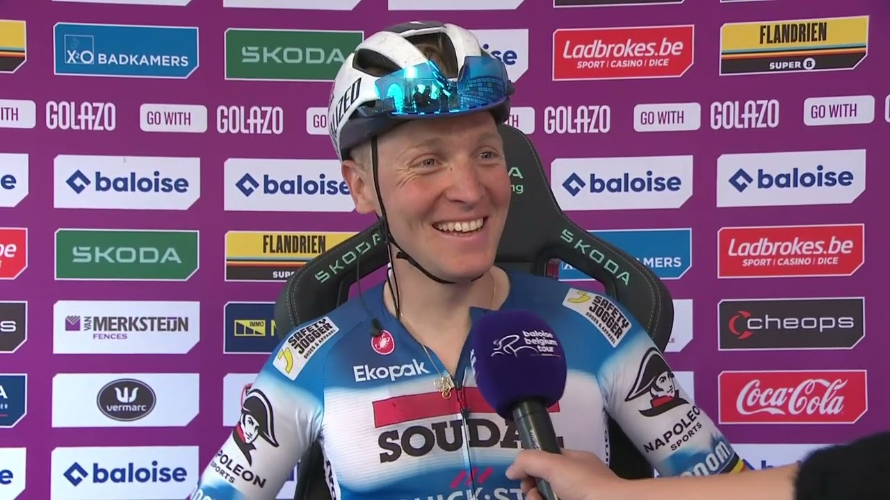 Tim Merlier wins final stage of Baloise Belgium Tour: It was my best sprint of this week!