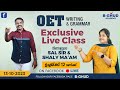 OET Writing Grammar Exclusive Live Class B GHUD ACADEMY