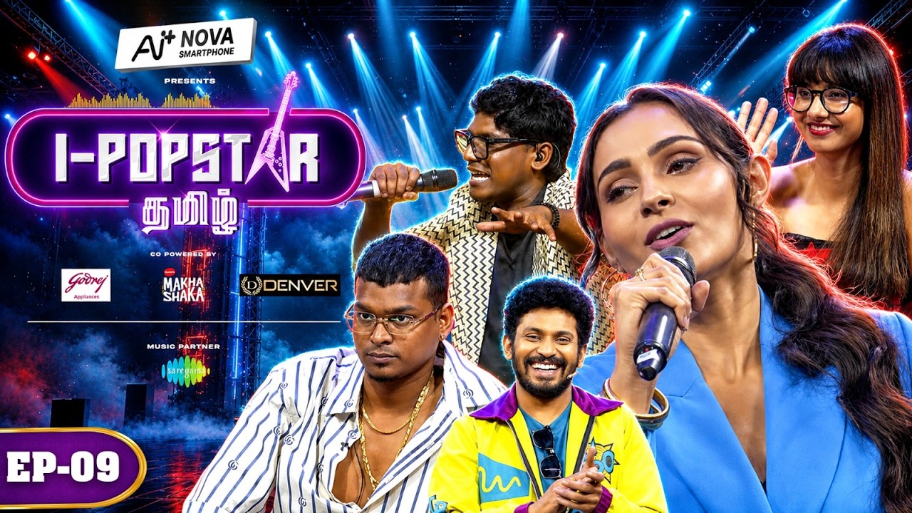 IPOPSTAR Tamil Episode 9🎙️| Viral Hook Round🔥|Andrea, Asal, Shakthisree, AnthonyDaasan| Media Masons