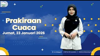 Laporan Cuaca Terkini 23 Januari 2026: Jakarta dan Banten Siaga Hujan Ekstrem Akibat Bibit Siklon