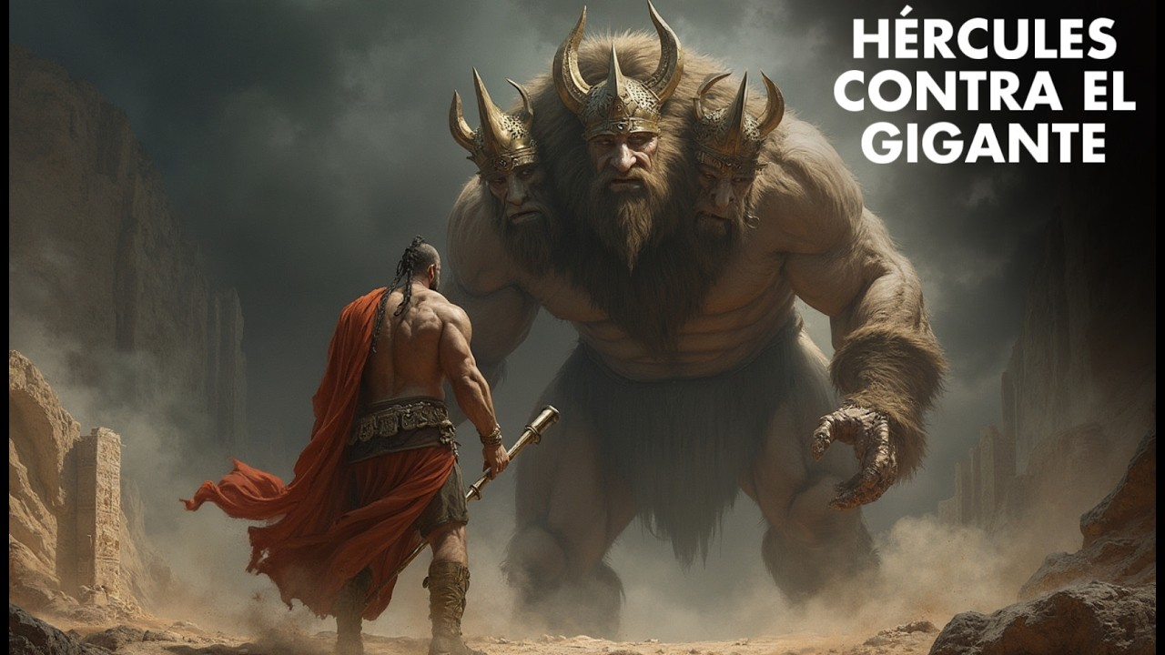 HÉRCULES vs GERIÓN: El Gigante de Tres Cuerpos y su Perro Infernal | Décimo Trabajo.