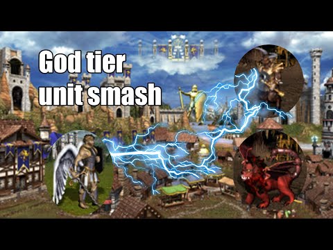 Heroes 3 HoTA - Jebus Outcast - 1 hero - Castle outplay Lexiav Dungeon