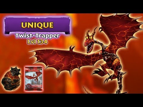 Twist-Trapper (New Unique Armorwing) Titan Mode Max Level 134 | Dragons: Rise of Berk