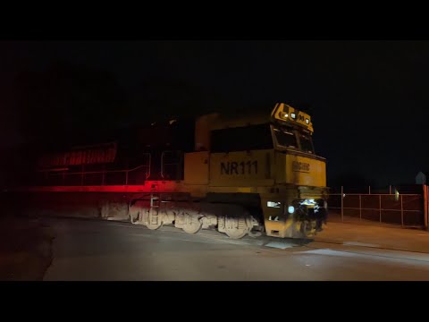 #NR111 & #NR104 runs light engine at Islington