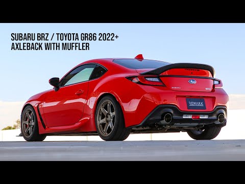 Remark 22+ Subaru BRZ/Toyota GR86 Axle-Back Exhaust - Stainless Single Wall Tips