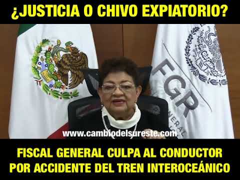 FISCALÍA CULPA AL CONDUCTOR POR ACCIDENTE DEL TREN INTEROCEÁNICO