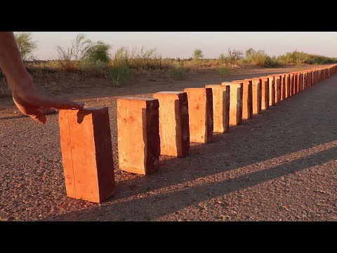 50 Bricks Double Domino Effect