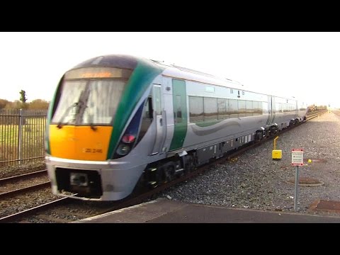 Irish Rail 22000 Class Intercity Trains x 2 - Clondalkin & Fonthill, Dublin
