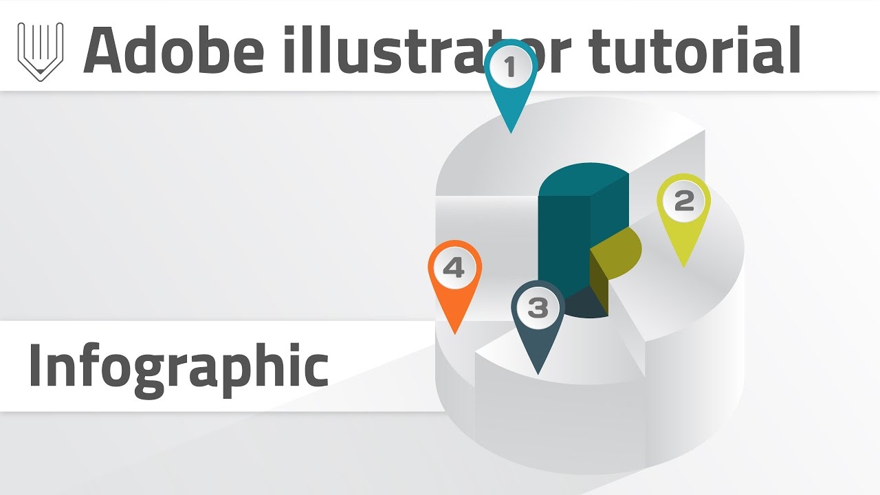 Advanced 3d infographics in Adobe illustrator. Convert pie graph into 3d shape