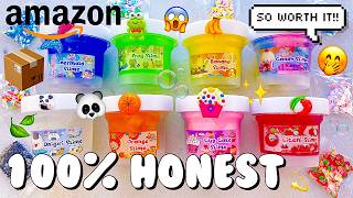 Amazon Slime Review 📦 Trying a Variety Slime Texture Pack! Worth It