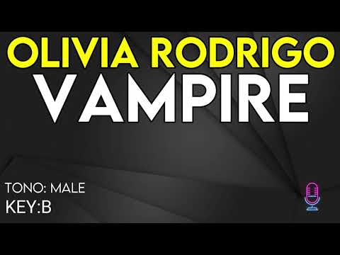 Olivia Rodrigo - Vampire - Karaoke Instrumental - Male