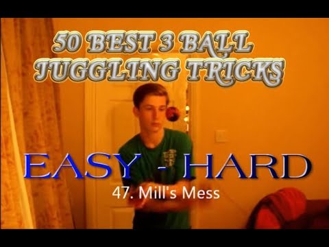 50 BEST 3 BALL JUGGLING TRICKS (easy to hard)