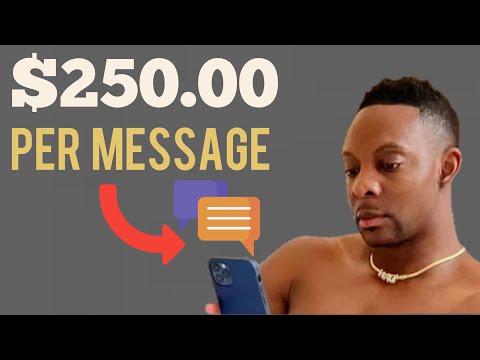 Get Paid $250 Per Message You Send For FREE! (Make Money Online For FREE) Get Paid $250 Per Message You Send For FREE! (Make Money Online For FREE)