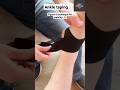 Try this!! Ankle taping for stability: Kinesiology Tape #athlete #ankle #support #sports