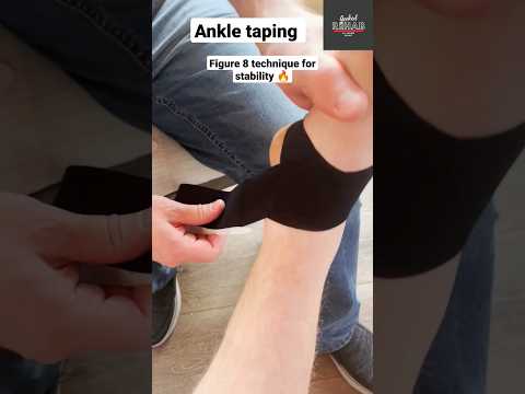 Try this!! Ankle taping for stability: Kinesiology Tape 