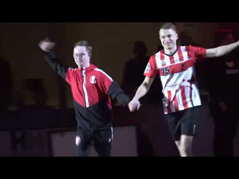 Fortuna Delta Logistiek tegen Unitas op 25 februari 2023.