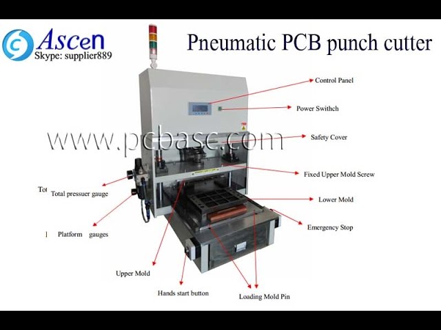 PCB punch cutting separator|pcb separator|PCB cutting machine