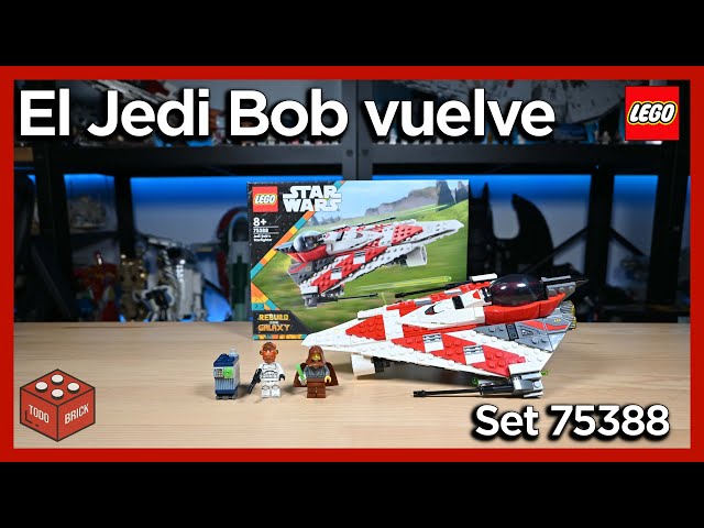 Vídeo relacionado con LEGO Star Wars Caza Estelar del Jedi Bob, Maqueta de Nave, Juguete de Construcción para Colección, Minifiguras de Personajes, Regalo de Cumpleaños para Niños, Niñas y Fans de 8 Años o Más 75388