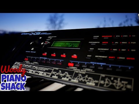Roland D-05 sequencer demo and D-50 slideshow