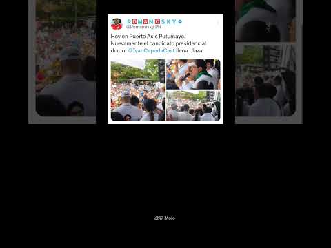 Iván Cepeda En Puerto Asis Putumayo Pacto Histórico Para Continuar Con El Cambio