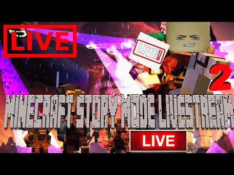 MINECRAFT STORY MODE LIVESTREAM 2!!!!!
