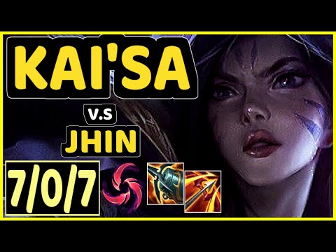 KAI'SA vs JHIN - 7/0/7 KDA BOTTOM ADC GAMEPLAY - EUW Ranked MASTER