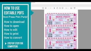 Learn How to Open and Edit PDF Printables with Editable Fields the Right Way