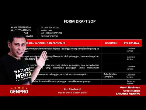 Cara Menulis Draft SOP Perusahaan