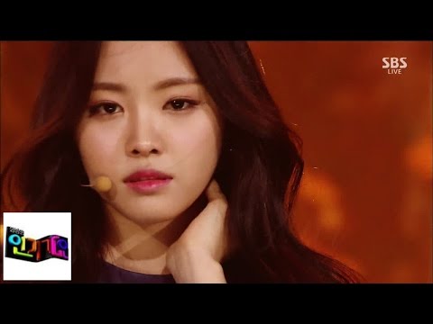 A pink, mature woman's fragrance @ popular Inkigayo 141130
