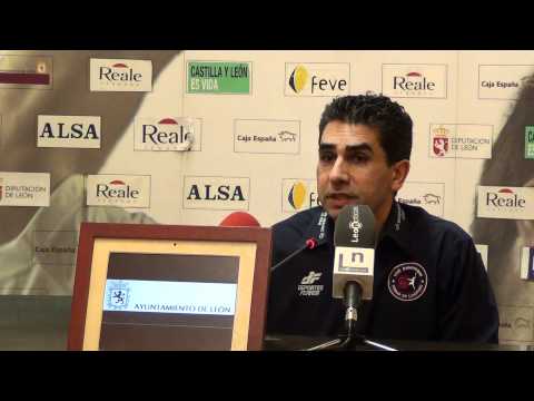 Rueda de prensa Reale ADEMAR Leon - Bm. Naturhouse La Rioja "Jota" González