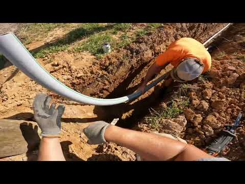 200 Amp underground service install.