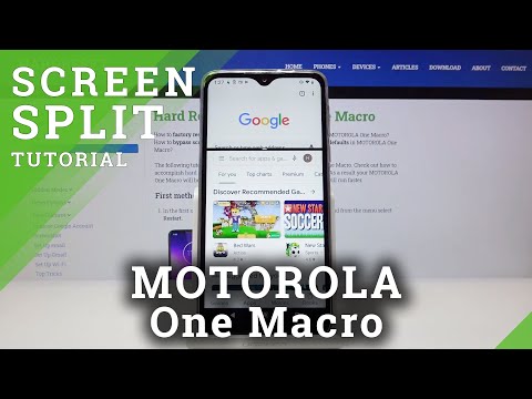 How to Split Screen in MOTOROLA One Macro – Use Dual Screen