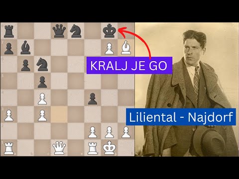 Nimco-indijska odbrana - kralj je go - Liliental vs Najdorf, Stokholm 1948