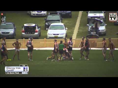 2014 BDAFL Semi Final 2 Full Replay 4th Quarter - Killarney Vale v Cardiff