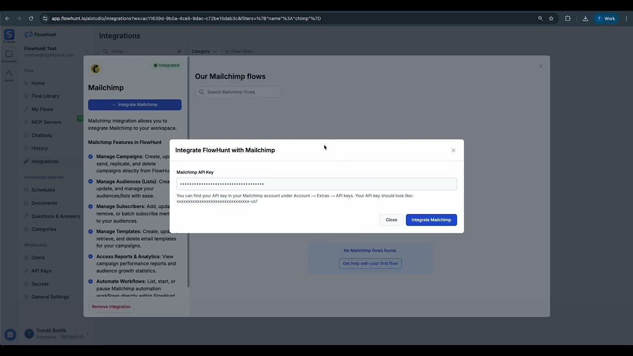 Thumbnail for Mailchimp MCP Server