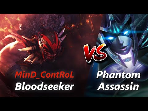 How to Bloodseeker offlane vs Phantom Assassin/Tusk (feat. MinD_ContRoL) | First 10 minutes
