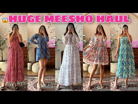 Trendy MEESHO Dresses Haul!💕Starting at Rs.248 | Try...