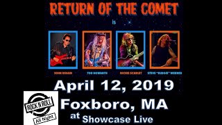 Return of the Comet performing "Give it to me anyway" in Foxboro, MA on 4/12/19 at Showcase Live